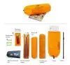 Палатка  Naturehike сверхлегкая + коврик NH18A180-D, оранжевая, 6927595731949 Палатка  Naturehike сверхлегкая + коврик NH18A180-D, оранжевая, 6927595731949