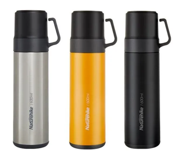 Термос Naturehike NH17S020-B 3в1 600мл черный, 6927595724132 Термос Naturehike NH17S020-B 3в1 600мл черный, 6927595724132