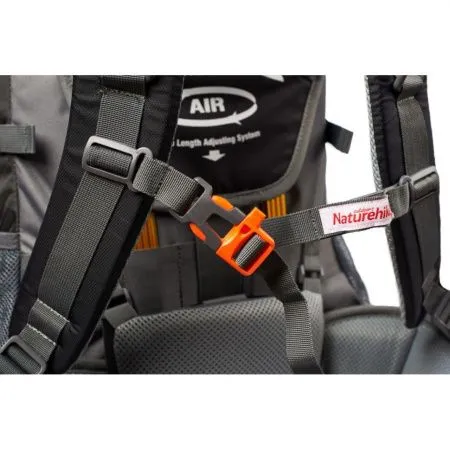 Рюкзак Naturehike NH70B070-B 70L черно-серый, 6927595709009