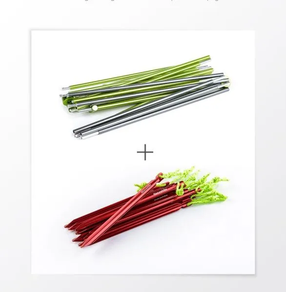 Палатка 2-местная Naturehike сверхлегкая + коврик Star-river NH17T012-T, 210T , зеленый