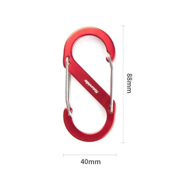 Карабин многофункциональный Naturehike NH20GS004 S-Type 9 см, 1шт Карабин многофункциональный Naturehike NH20GS004 S-Type 9 см, 1шт