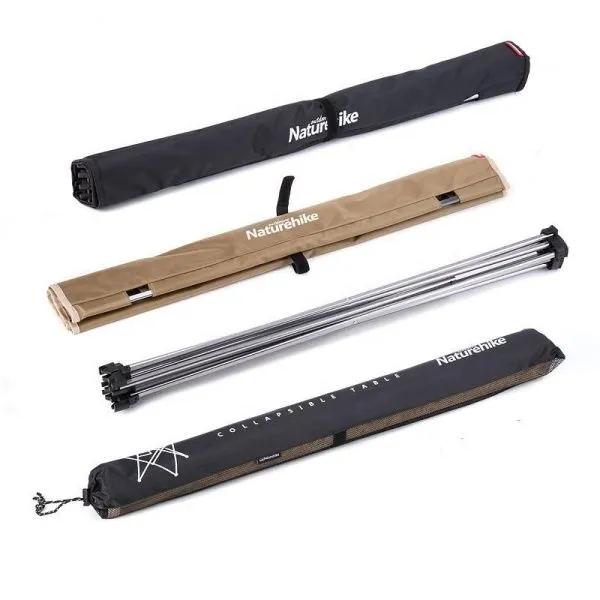 Стол  Naturehike NH20JJ020 легкий складной L черный, 6927595763421