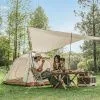 Палатка 3-местная c навесом Naturehike Ango Picnic Automatic Tent CNK2450WS021, бежевая, 6976507662536