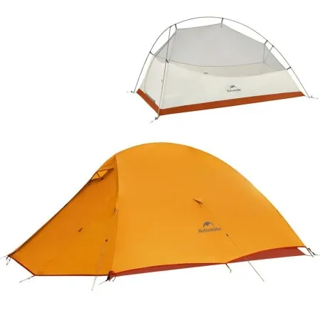 Палатка Naturehike Сloud Up CNK2450WS032 210T одноместная оранжевая,6927595798577