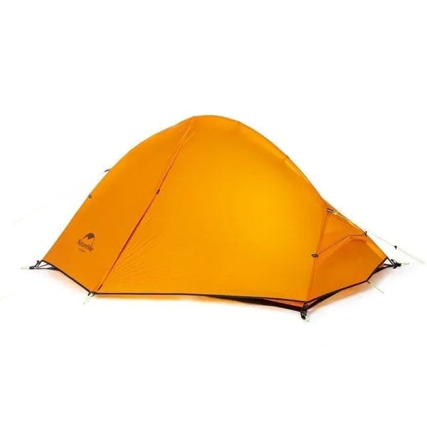 Палатка  Naturehike сверхлегкая + коврик NH18A180-D, оранжевая, 6927595731949