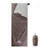 Мешок спальный Naturehike NH21MSD09 мини LW180, размер XL, коричневый, молния слева, 6927595777985L