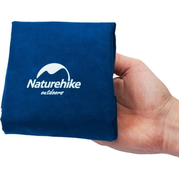 Подушка Naturehike NH15A001-L замшевая голубая, 6927595718223 Подушка Naturehike NH15A001-L замшевая голубая, 6927595718223