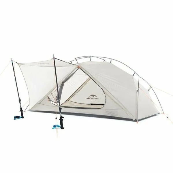Палатка сверхлегкая Naturehike VIK II 15D silicone NH19ZP003-1 двухместная, белая, 6927595749425 Палатка сверхлегкая Naturehike VIK II 15D silicone NH19ZP003-1 двухместная, белая, 6927595749425