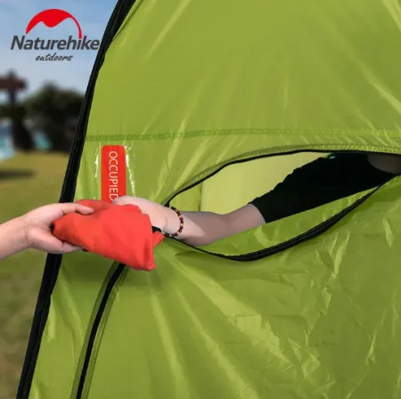 Палатка Naturehike Utility Tent 210T polyester NH17Z002-P, для переодевания, зеленая, 6927595721445