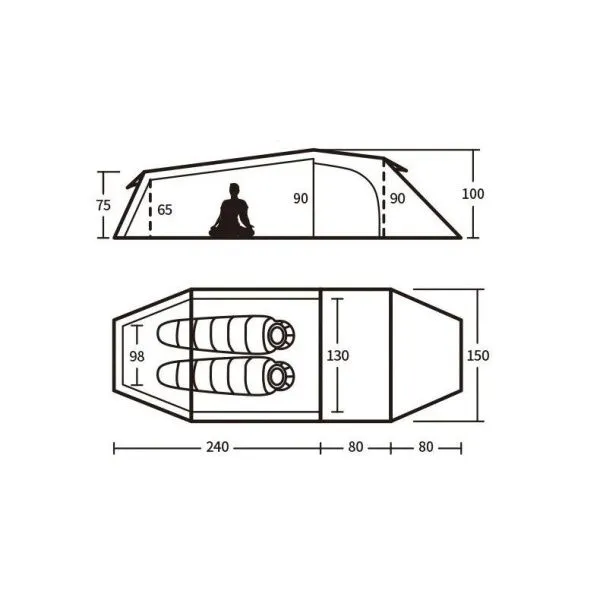 Палатка двухместная Naturehike Opalus NH20ZP001,зеленая, 6927595748961 Палатка двухместная Naturehike Opalus NH20ZP001,зеленая, 6927595748961