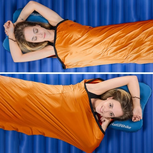 Вкладыш в спальный мешок Naturehike NH17N002-D оранжевый