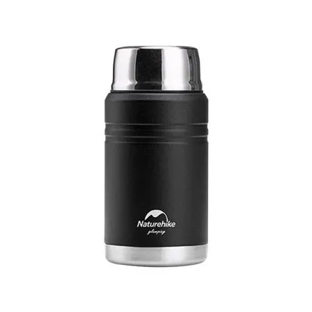 Термос Naturehike NH20SJ041  750мл (для еды) , черный, 6927595767481