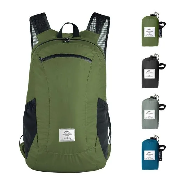 Рюкзак компактный Naturehike 18L NH17A012-B Ultra-Light, зеленый