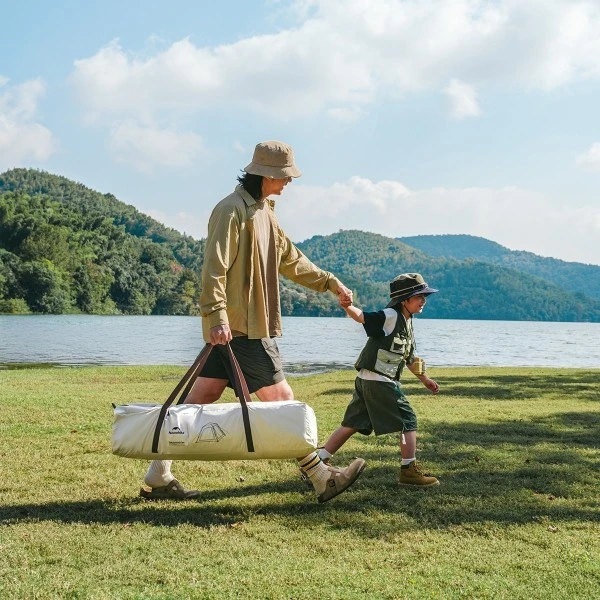 Палатка Naturehike Ango Automatic CNK2550WS010 четырехместная, c навесом, серая