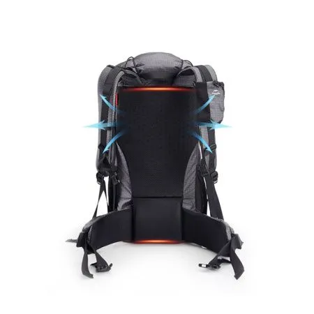 Рюкзак Naturehike Rock Series NH19BP095 60L+5L с рамой, dyneema, черный Рюкзак Naturehike Rock Series NH19BP095 60L+5L с рамой, dyneema, черный
