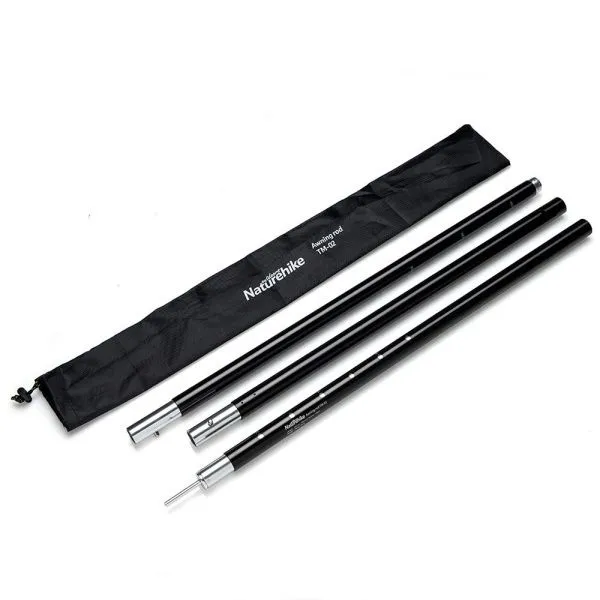 Стойка для тента Naturehike NH18T020-G TM-02 6061 алюминиевый сплав 1,9-3,0 м 5 секций, 6927595784938