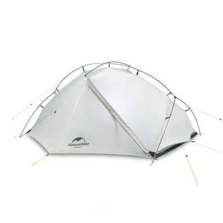 Палатка сверхлегкая Naturehike VIK II 15D silicone NH19ZP003-1 двухместная, белая, 6927595749425