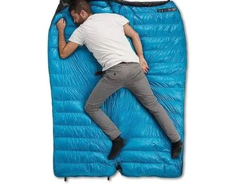 Мешок спальный Naturehike CWZ400 NH19W400-Z с пуховым конвертом  М черный, 6927595765357