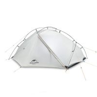 Палатка сверхлегкая Naturehike VIK II 15D silicone NH19ZP003-1 двухместная, белая, 6927595749425