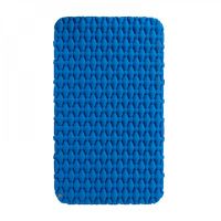 Коврик спальный Naturehike NH19Z055-P двойной  FC11 (с надувным мешком), голубой, 6927595735428