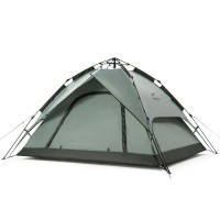 Палатка Naturehike автоматическая NH21ZP008, трехместная, серо-зеленая, 6927595777442