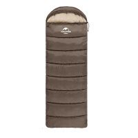 Спальный мешок Naturehike U Series Двойной хлопок осень-зима Brown U350, 6927595767221
