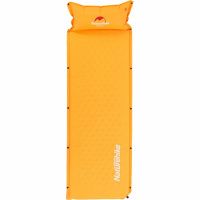 Коврик для сна Naturehike NH15Q002-D   надувной с подушкой желтый, 6927595782576
