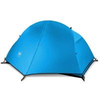 Палатка сверхлегкая с футпринтом Naturehike Cycling 1 NH18A095-D 210T одноместная, голубая, 6927595701812