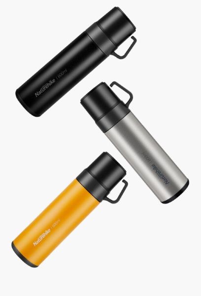 Термос Naturehike NH17S020-B 3в1 600мл черный, 6927595724132