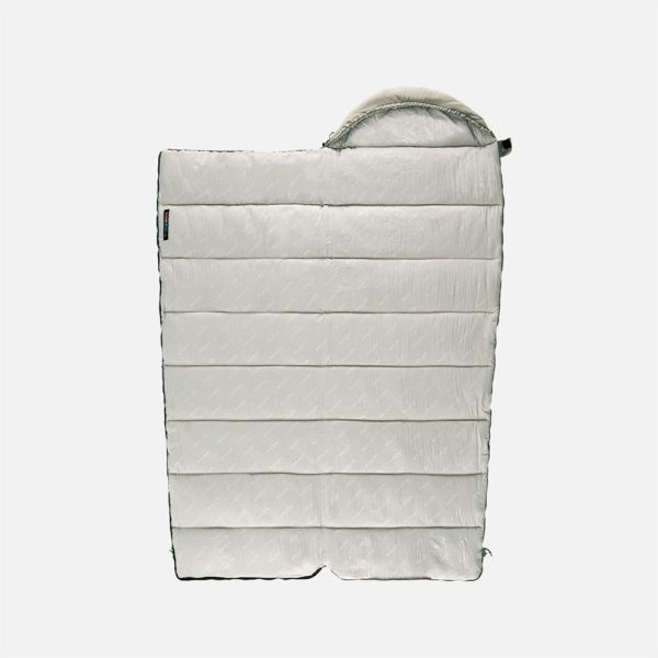 Ультралёгкий спальный мешок Naturehike NH20MSD02 M300 хлопковый с капюшоном весна осень зеленый, молния слева
