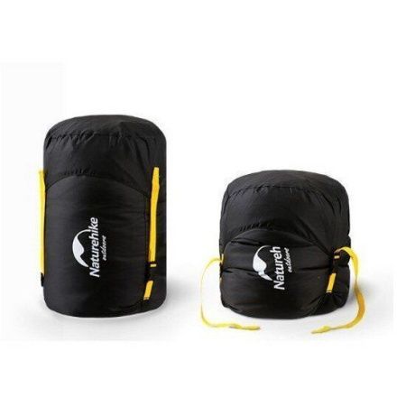 Уцененный товар Мешок компрессионный Naturehike NH19PJ020 для спального мешка L черный, 6927595743737(отсутствует застёжка Фастекс (трезубец))
