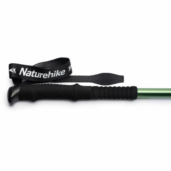 Палка Треккинговая Naturehike ST01 6061 AL NH17D001-Z  с 3 узлами мужские 57-120 темно-зеленые, 6927595720264