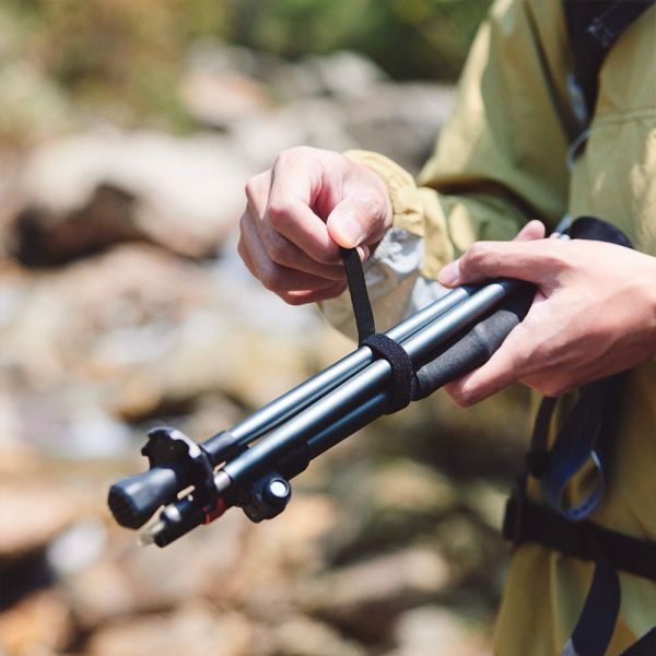 Палка треккинговая Naturehike CNK2450DS013 AL Chang feng Pro 103-120см 5-секций серый, 6975641883708 (Вскрытая упаковка)