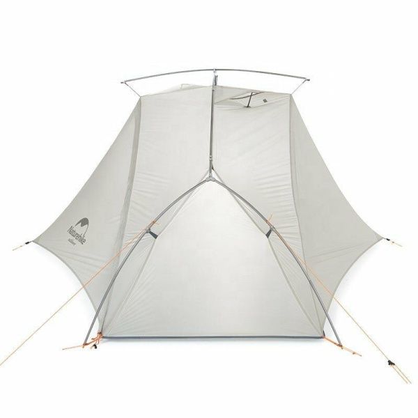 Палатка сверхлегкая Naturehike VIK II 15D silicone NH19ZP003-1 двухместная, белая, 6927595749425