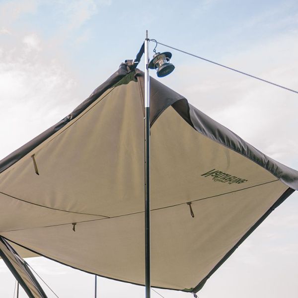 Стойки для тента Naturehike NH22PJ040 алюминиевый сплав 1,7-2.0 м, 4 секции (2шт), цвет черный, 6927595708712