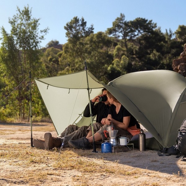 Палатка Naturehike Mongar CNK2550WS037 20D двухместная, зеленый