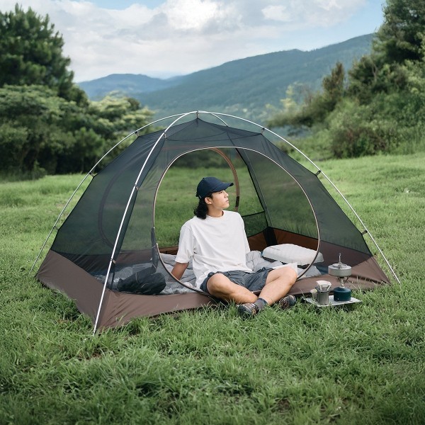 Палатка Naturehike Cloud-Creek CNK2300ZP024, двухместная, Vinyl Edition, бежевый