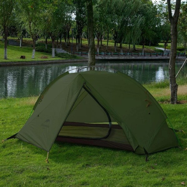 Палатка Naturehike Tagar NH17T180-J двухместная зелёная, 6927595793183