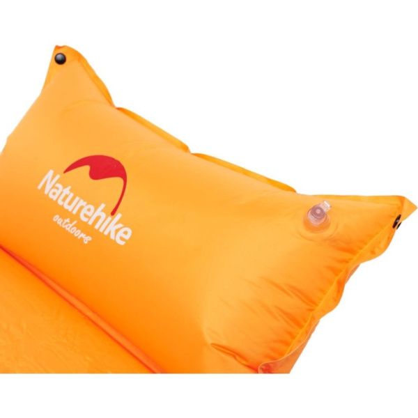 Коврик для сна Naturehike NH15Q002-D с подушкой оранжевый, 6927595705100