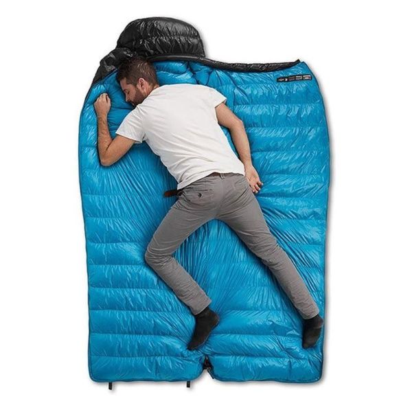 Мешок спальный Naturehike CWZ400 NH19W400-Z с пуховым конвертом  L черный, 6927595765371