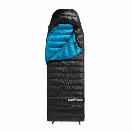 Мешок спальный Naturehike CWZ400 NH19W400-Z с пуховым конвертом  М черный, 6927595765357