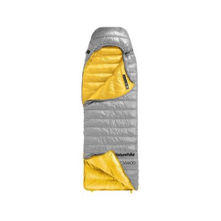 Мешок спальный Naturehike CW400 NH18C400-D с утиным пухом, размер L, серый