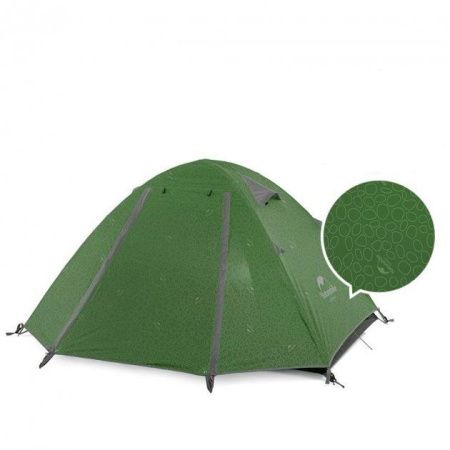 Палатка Naturehike P-Series NH18Z022-P 210T/65D двухместная, зеленая 2, 6927595762622