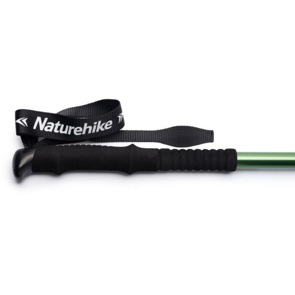 Палка Треккинговая Naturehike ST01 6061 AL NH17D001-Z  с 3 узлами мужские 62-135 темно-зеленый, 6927595720240