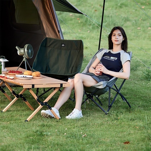 Кресло Naturehike Moon Chair CNK23JU0001 складное серый, 6976023929786