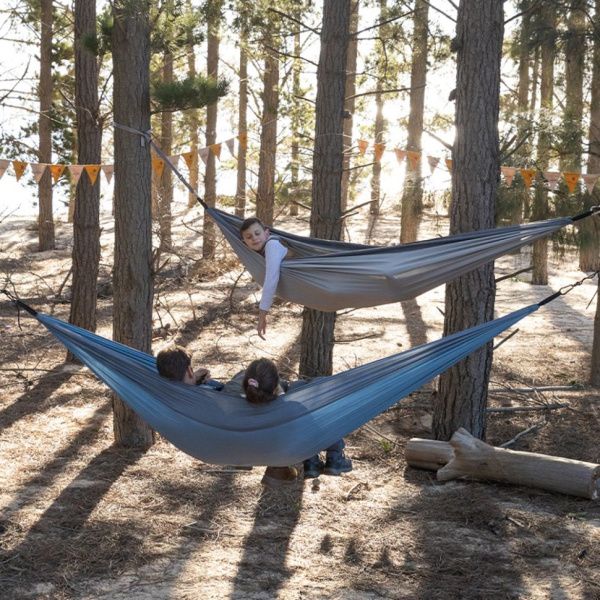 Гамак 1-местный Naturehike Ultralight NH21DC011 340T, синий