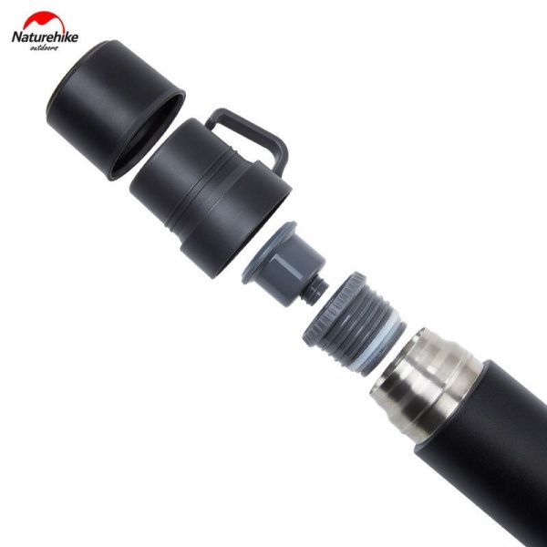 Термос Naturehike NH17S020-B 3в1 600мл черный, 6927595724132