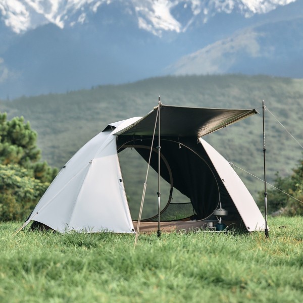 Палатка Naturehike Cloud-Creek CNK2300ZP024, двухместная, Vinyl Edition, белый