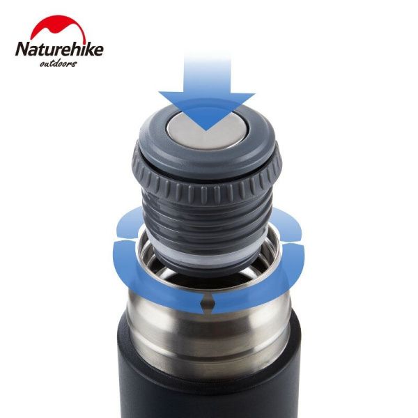 Термос Naturehike NH17S020-B 3в1 600мл черный, 6927595724132