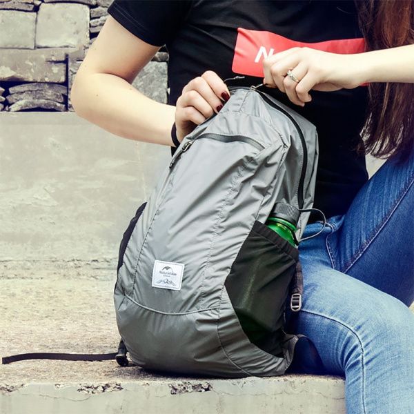 Рюкзак компактный Naturehike 18L NH17A012-B Ultra-Light, серый